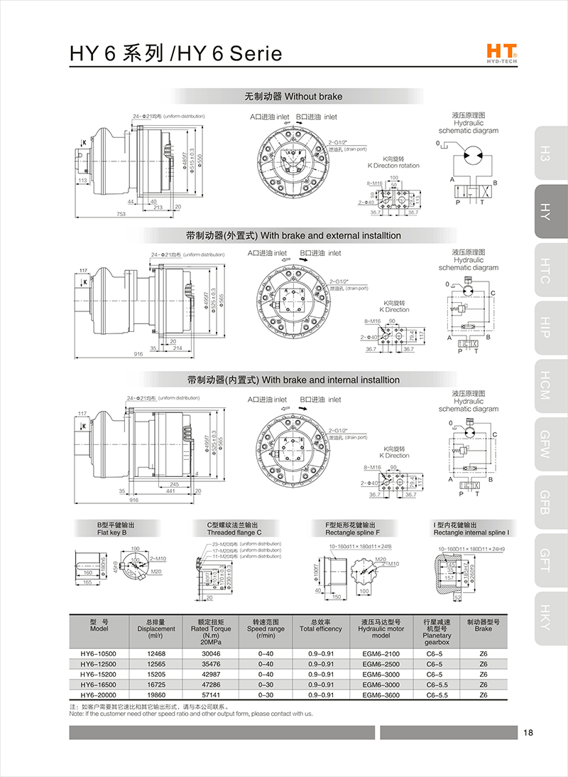 HY6 series HY6 series