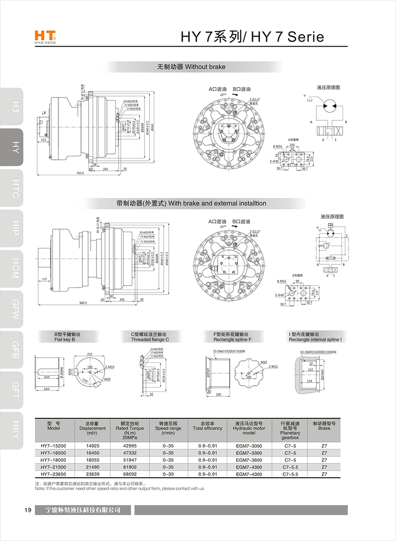 HY7 series HY7 series