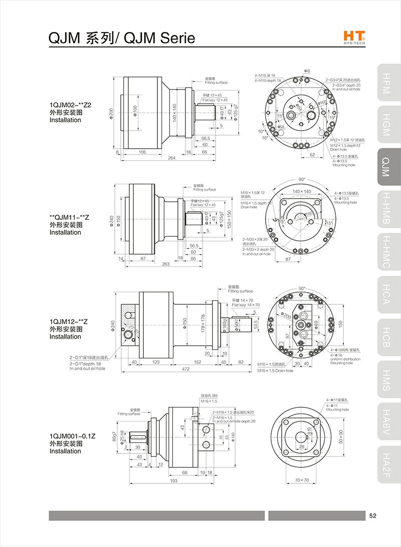 1,2QJM standard type 1,2QJM standard type